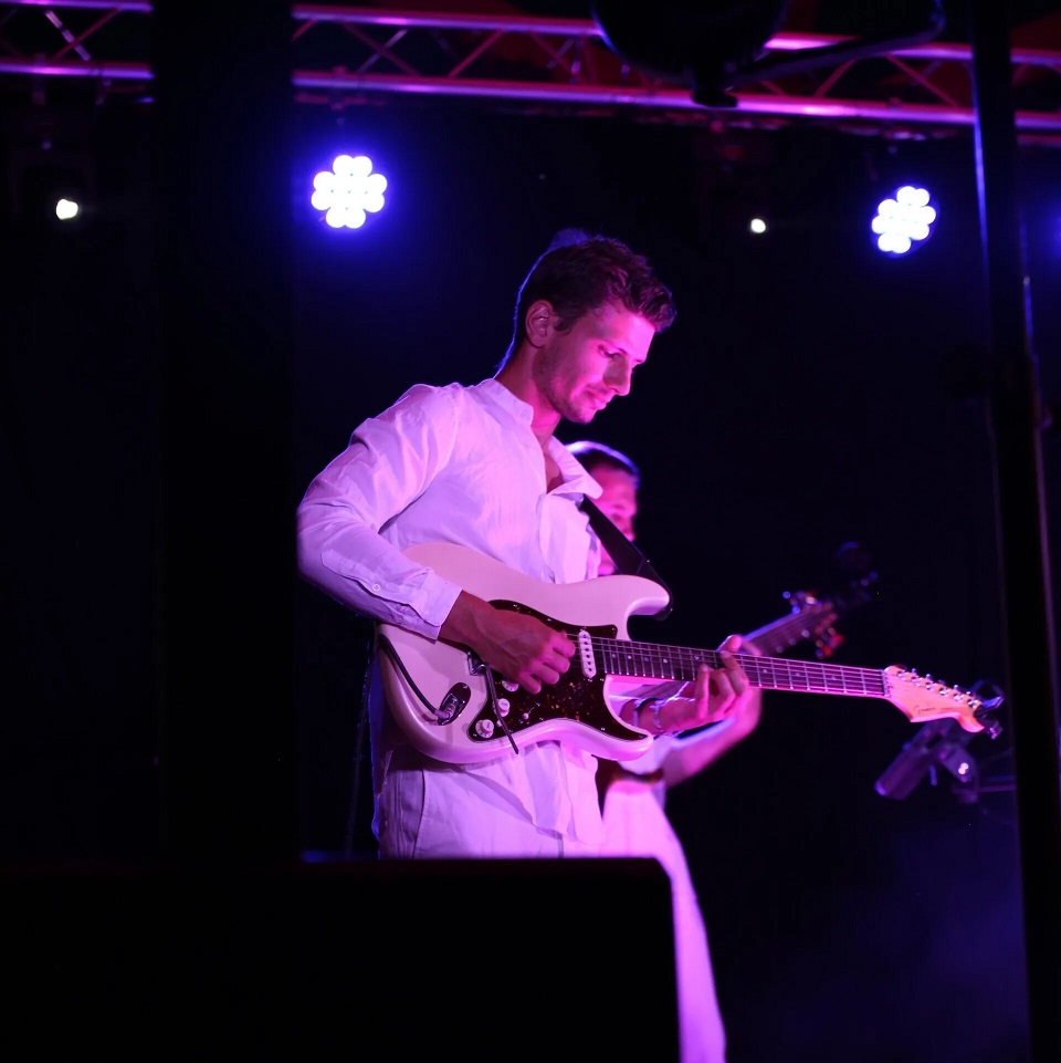 Guitariste sur scène
