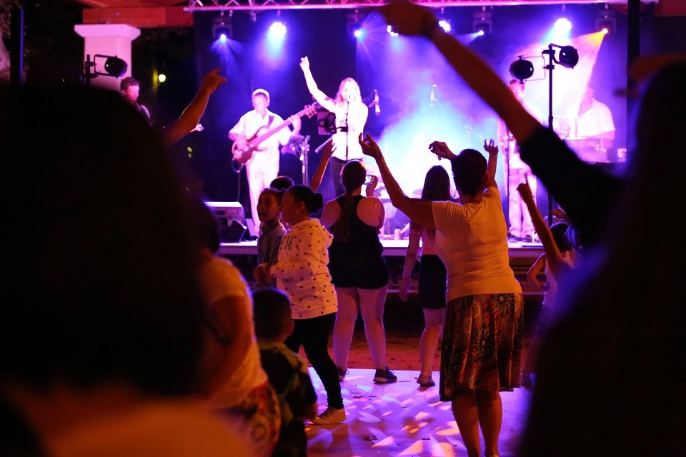 Le groupe en live